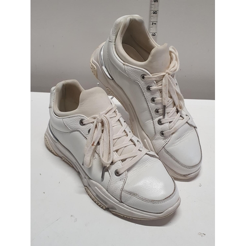 23 - A pair of Mallet trainers size 7/8? (worn)