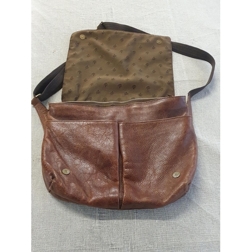 312 - A Mulberry brown leather shoulder bag (unauthenticated)