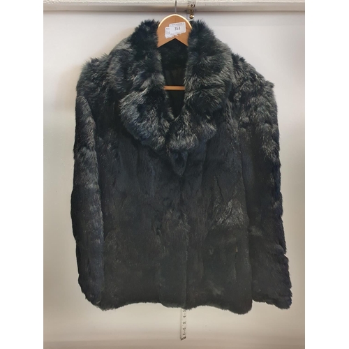 353 - A ladies fur jacket