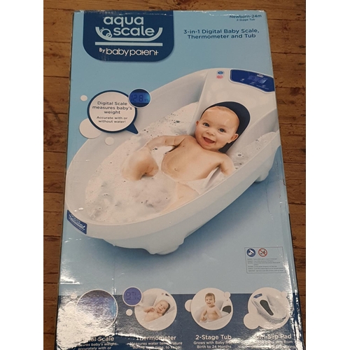 365 - A boxed baby Aqua scale (untested), shipping unavailable