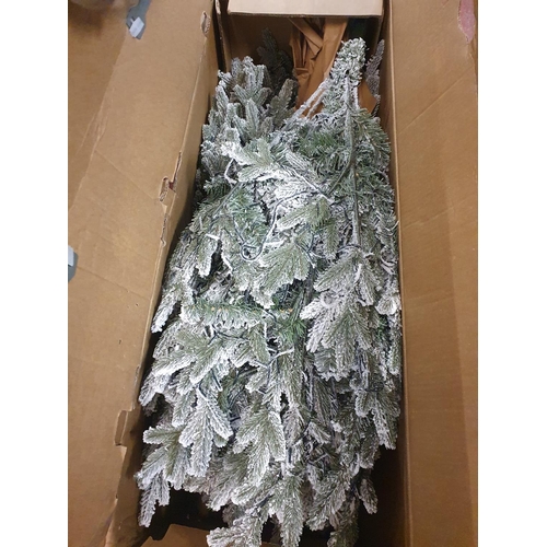 378 - A large boxed artificial Christmas tree, shipping unavailable