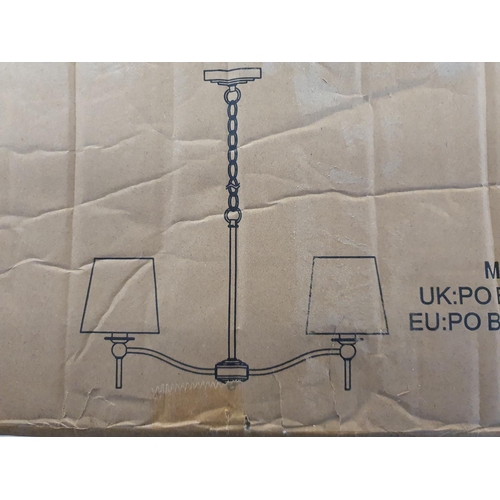 382 - A Marks and Spencer's boxed ceiling light (unchecked), shipping unavailable