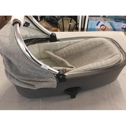 383 - A Mama's and Papa's carry cot (unchecked), shipping unavailable