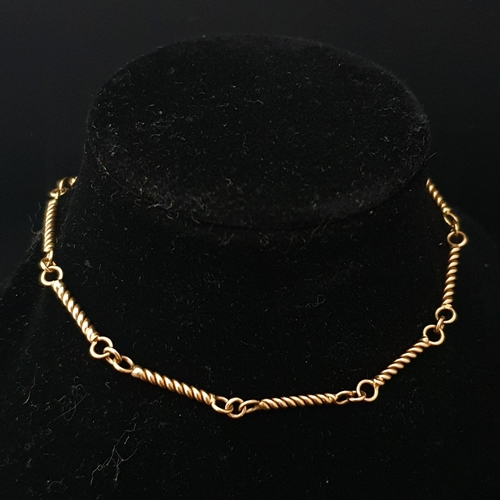 78 - A 9ct gold bracelet 2.94 grams