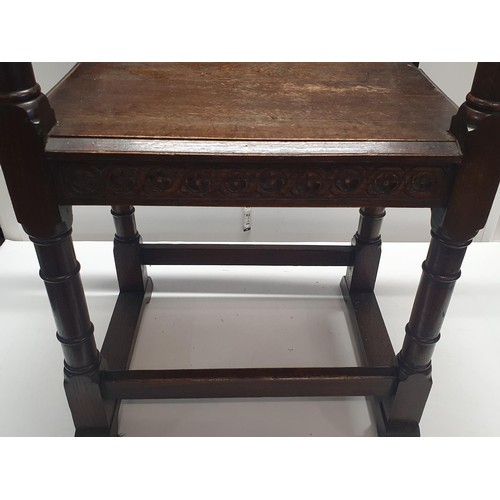 179A - A vintage Monk's table/chair