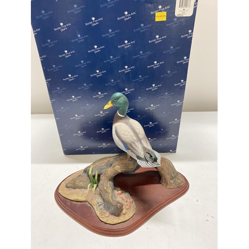 140 - A boxed Border Fine Arts figure of a Mallard by Don Briddell