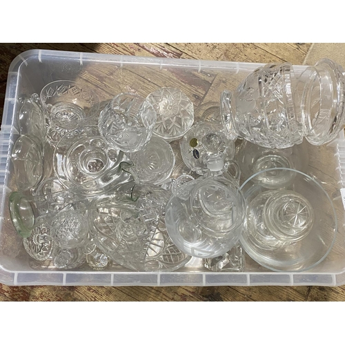 46 - A job lot of assorted good quality crystal and cut glass ware, shipping unavailable