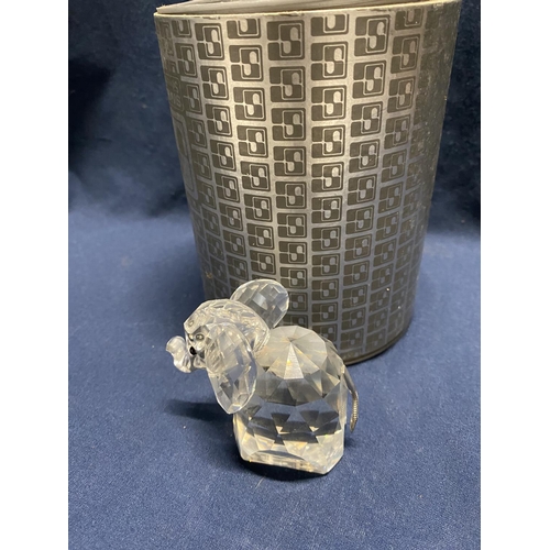 98 - A boxed Swarovski elephant figure