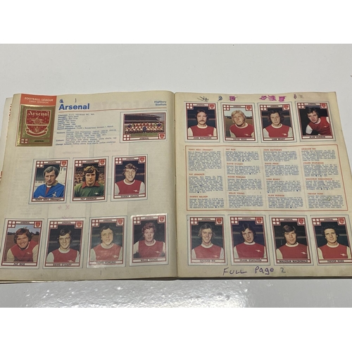 8 - A Panini football sticker album complete from 1978