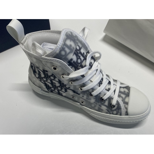 184 - A new pair of Dior hi-tops size 38 unauthenticated