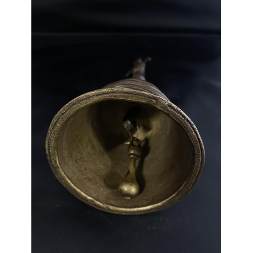 226 - A antique bronze Hindu temple bell