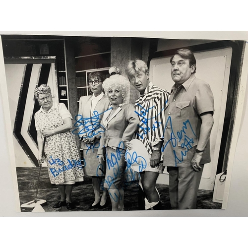 104 - A selection of assorted signed photographs, letters and various autographs from 1960/70's Mainly foc... 