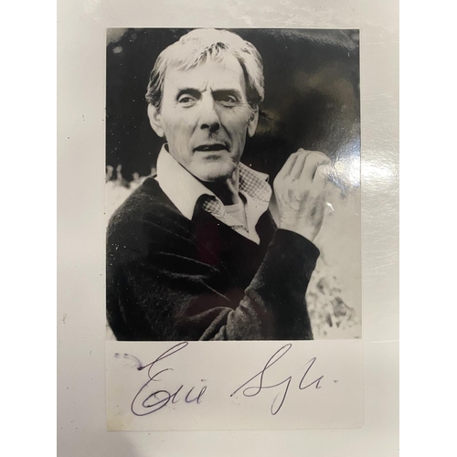 104 - A selection of assorted signed photographs, letters and various autographs from 1960/70's Mainly foc... 