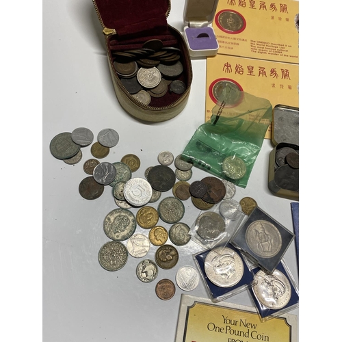 143 - A job lot of assorted collectors and other coins