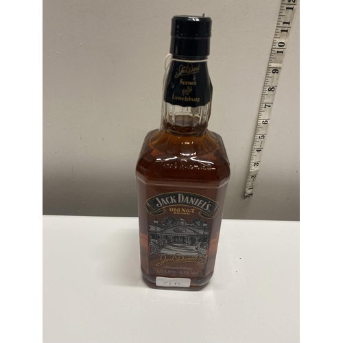 144 - A sealed bottle of Jack Daniels Old No 7 Brand 'Scenes from the Linchberg'