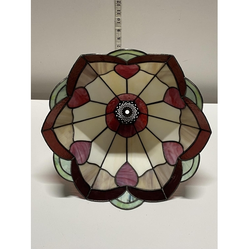 201 - A Tiffany Style lamp shade, shipping unavailable