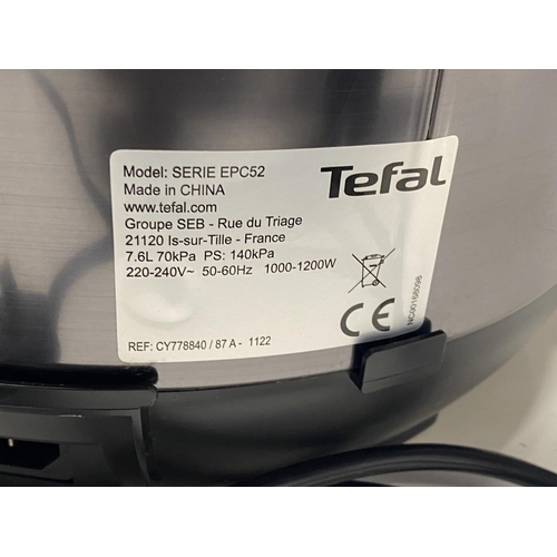 268 - A Tefal multi function pressure cooker (untested), shipping unavailable