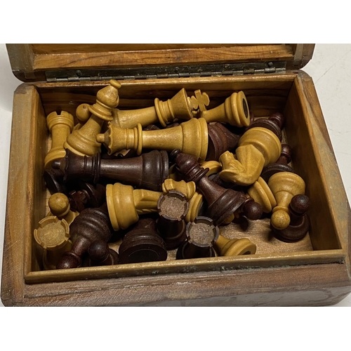 311 - A selection of assorted chess pieces complete