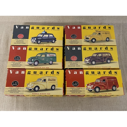 32 - Six boxed Vangaurd die-cast models