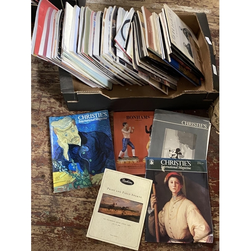 347 - A large selection of assorted London auction house catalogues, shipping unavailable