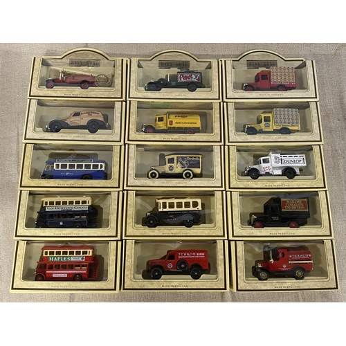 37 - Fifteen boxed die-cast models