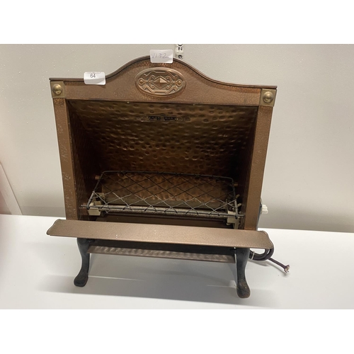 64 - A vintage 1920's electric fire (untested), shipping unavailable