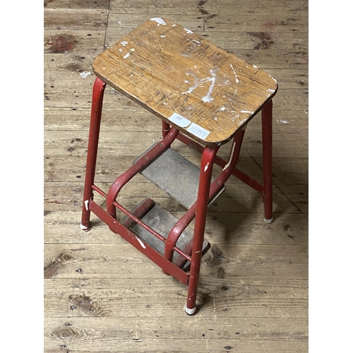 65 - A vintage step-up stool, shipping unavailable