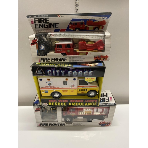 66 - A selection of Fire Engine die-cast models