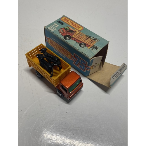 71 - Four boxed Matchbox die-cast models