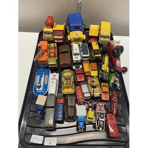 74 - A selection of assorted loose die-cast models