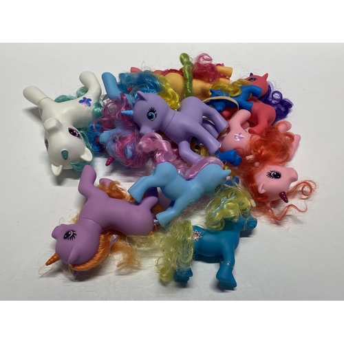 77 - A selection of My Little Pony figures, shipping unavailable