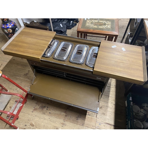 217 - A vintage Phillips hostess trolley (needs a clean), shipping unavailable