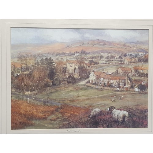 58 - A framed print by Pal Bell entitled 'Goathland' overall size 54x44cm