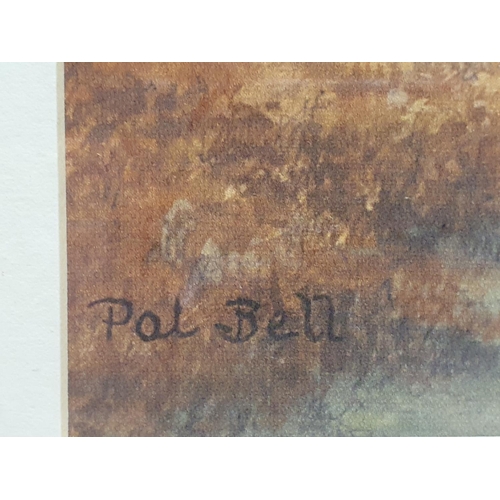 58 - A framed print by Pal Bell entitled 'Goathland' overall size 54x44cm