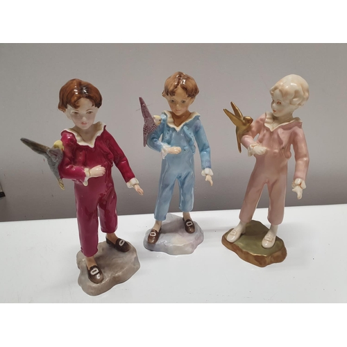 178 - Three Royal Worcester 'Parakeet' figures