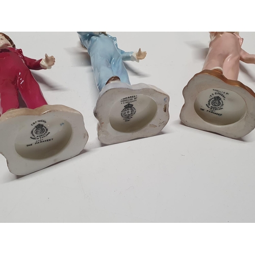 178 - Three Royal Worcester 'Parakeet' figures