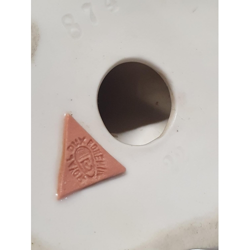 179 - A Royal Dux circa 1900 clock and garniture set