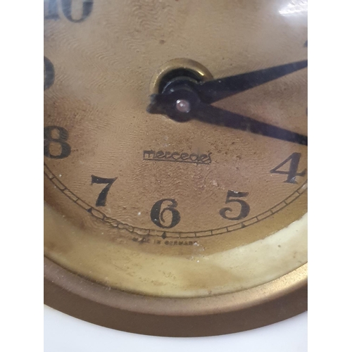 179 - A Royal Dux circa 1900 clock and garniture set