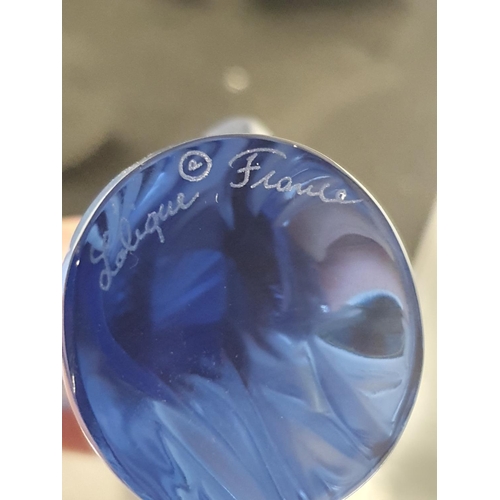 180 - A boxed contemporary piece of Lalique with Lalique France etched to the base.