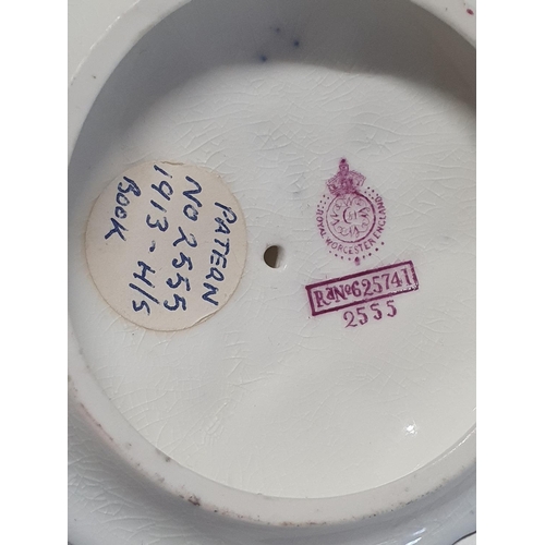 182 - A boxed Shudehill collectible frog with two other collectibles Royal Worcester and Royal Doulton