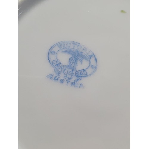 201 - A antique Austrian Victoria Carlsbad bone china miniature tea service