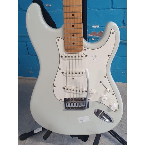 363 - A Shine Stratocaster style electric guitar, shipping unavailable