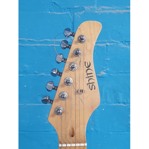 363 - A Shine Stratocaster style electric guitar, shipping unavailable