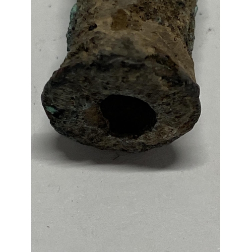 199 - A 3000 year old Egyptian bronze Kohl, used for containing and applying black eyeliner