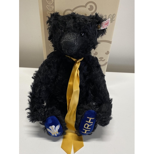 2 - A boxed Steiff bear 'HRH' serial number 662584