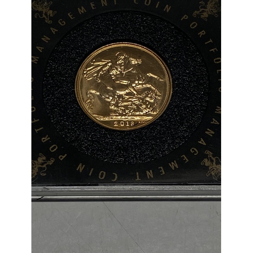 120 - A 2013 22ct gold full sovereign 8.00 grams