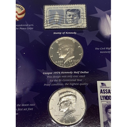 135 - A JFK coin package set