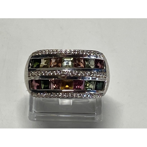 150 - Four assorted 925 silver dress rings