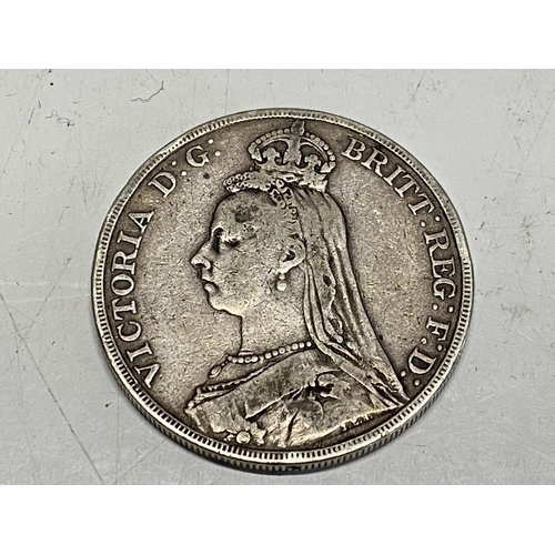 171 - A 1890 Victorian silver crown