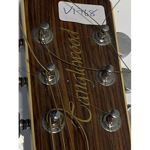 247 - A Tanglewood acoustic guitar (needs restringing), shipping unavailable